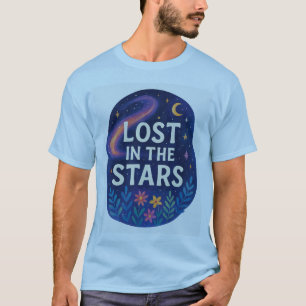 Lost in the Stars – Dreamy Space Aesthetic Design T-Shirt