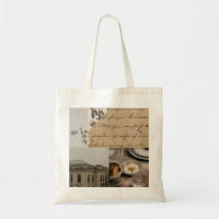 “Lost in the Vintage Days” Aesthetic Tote Bag