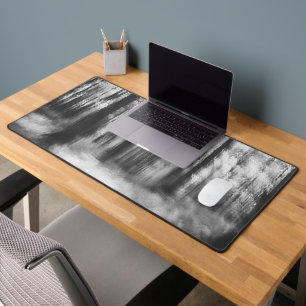 Lost in the woods - abstract infrared photograph desk mat