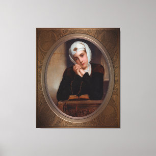 Lost in Thought by Henry Guillaume Schlesinger Canvas Print