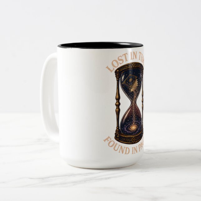 Lost In Time Found In Pages Coffee Mug (Front Left)