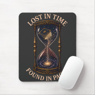 Lost In Time Found In Pages Mouse Pad