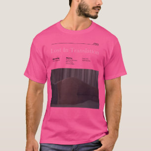 Lost In Translation Alternative Minimalist Movie P T-Shirt
