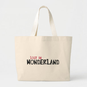 Lost in Wonderland Large Tote Bag