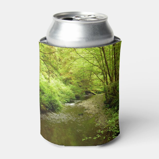 Lost Man Creek I at Redwood National Park Can Cooler (Can Front)