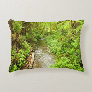 Lost Man Creek II at Redwood National Park Decorative Cushion
