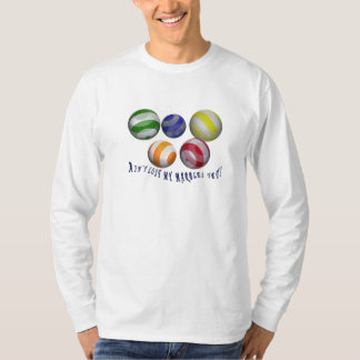 Lost my marbles male humourous T-shirt all-sizes