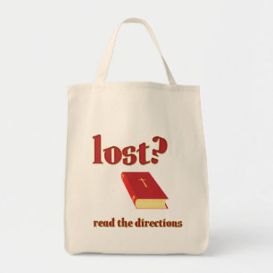 Lost? Read the Directions Bible Tote Bag