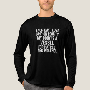 Lost Reality Vessel Hatred Violence T-Shirt Tri-Blend Shirt