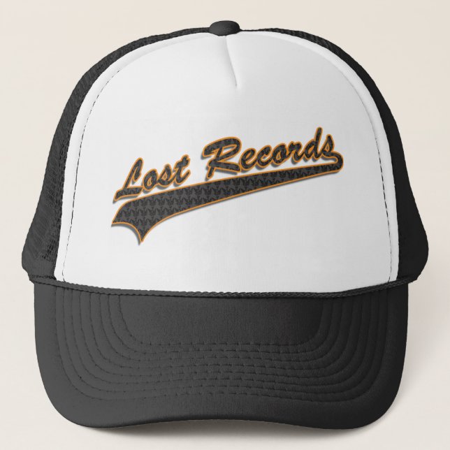 Lost Records Baseball Hatl Trucker Hat (Front)