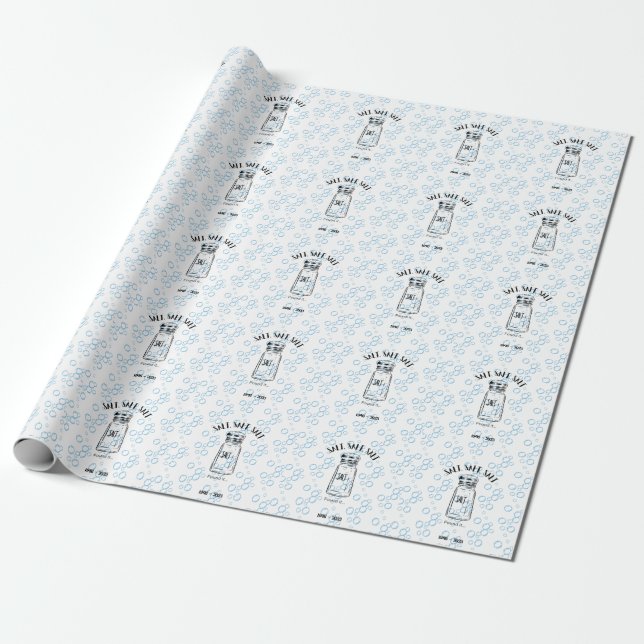 Lost shaker of salt - fond it, bubbles up wrapping paper (Unrolled)