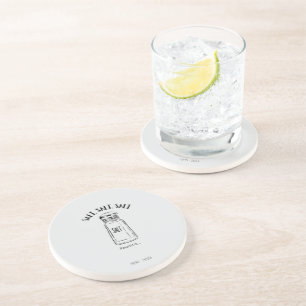 Lost shaker of salt - fond it coaster