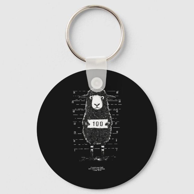 Lost Sheep - I Once Was Lost But Now I Am Found  Key Ring (Front)