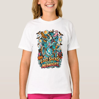 Lost Socks Return at Midnight Ghost T-Shirt