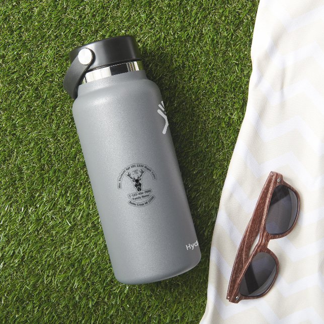 Lost Stag Monogram Family Home Address (HydroFlask Insitu)