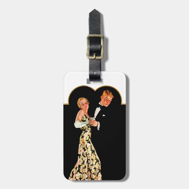 Lost Suspender Luggage Tag (Front Vertical)