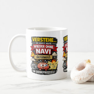 Lost Thought Process – Funny Brain Design Coffee Mug