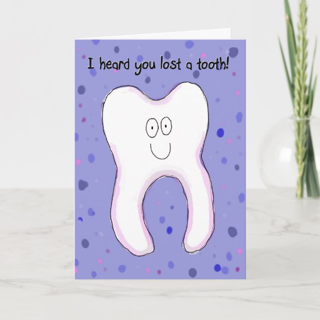 Lost Tooth Teeth Smile Child Congr... - Customised Card (Front)