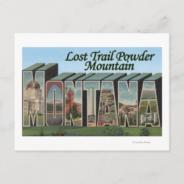 Lost Trail Powder, Montana Postcard (Front)