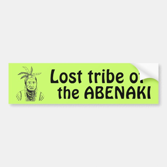 LOST TRIBE bumper sticker (Front)