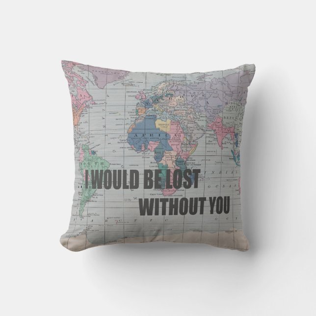 Lost Without You pillow (Front)