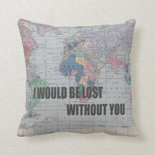 Lost Without You pillow