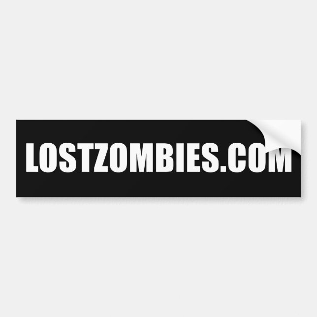 LOSTZOMBIES.COM Bumper Sticker (Front)