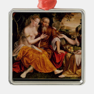 Lot and his Daughters, c.1565 Metal Tree Decoration