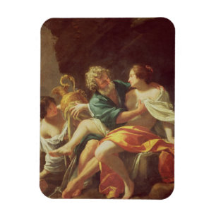 Lot and his Daughters, c.1630 (oil on canvas) Magnet