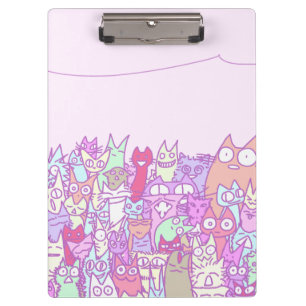 Lot Cats Clipboard