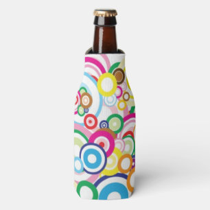 Lot of vivid circles bottle cooler