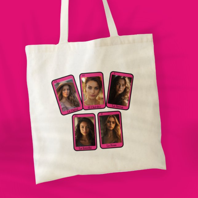 Loteria Mexican Board Game Bachelorette  Tote Bag (Creator Uploaded)