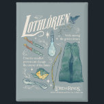 LOTHLORIEN™ Watercolor Collage Graphic Magnet<br><div class="desc">Step into the golden woods of Middle-earth™ with this enchanting Lord of the Rings™ design inspired by Lothlórien™. Featuring elegant Elven elements — from flowing cloaks and intricately crafted blades to a graceful bow, vial of light, and delicate leaves drifting on the breeze — this artwork captures the quiet beauty...</div>