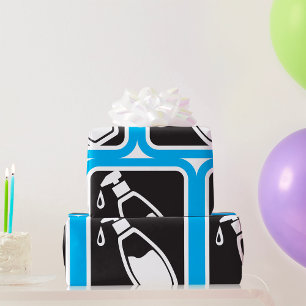 Lotion Bottle Icon Wrapping Paper