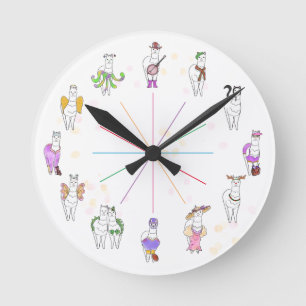 Lots a Llama Round Clock