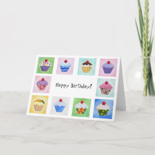 Lots O' Cupcakes birthday card