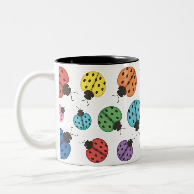 Lots O Ladybugs Coffee Mug (Left)
