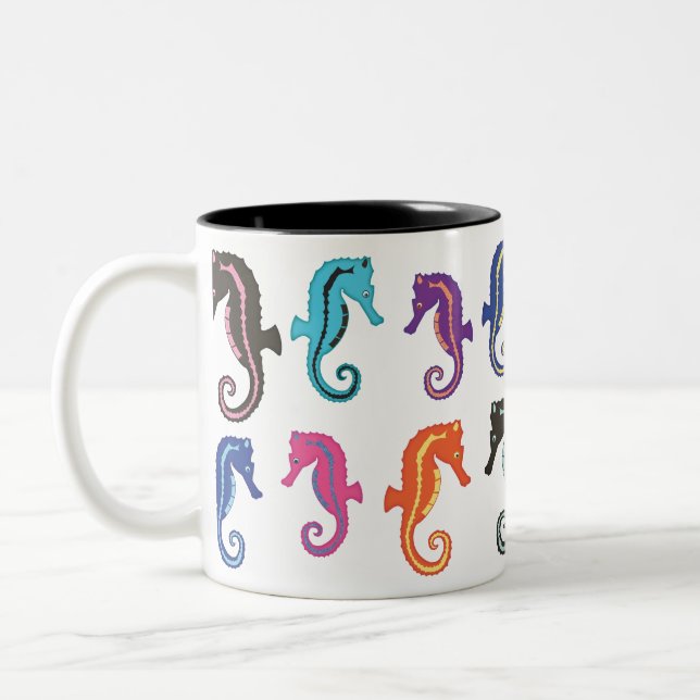 Lots O Seahorses Coffee Mug (Left)