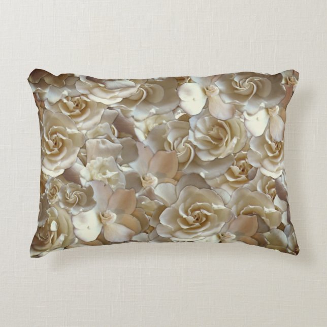 Lots of beautiful rose petals      decorative cushion (Front)