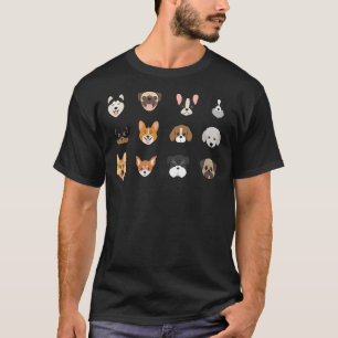 Lots Of Breed Of Dogs With Chihuahua Poodle Beagle T-Shirt