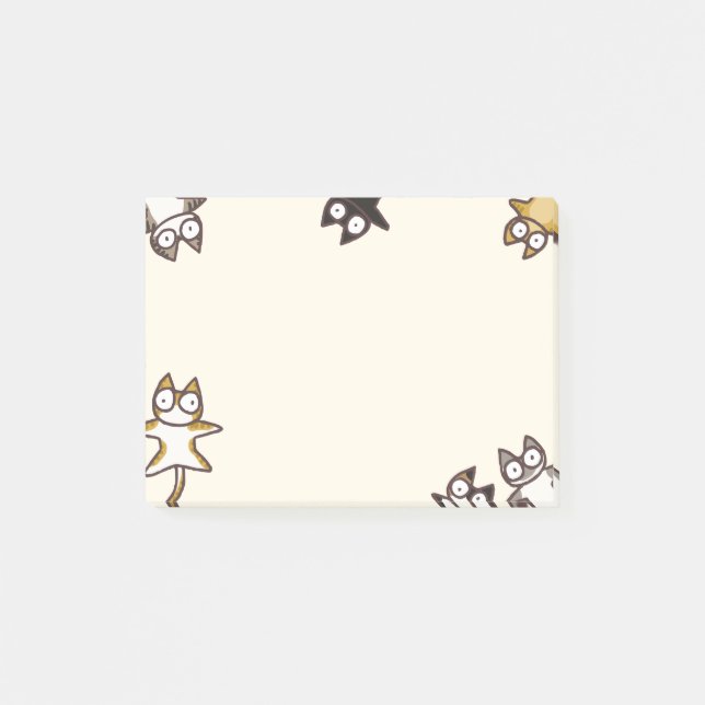 Lots of Cats Post-it Notes (Front)