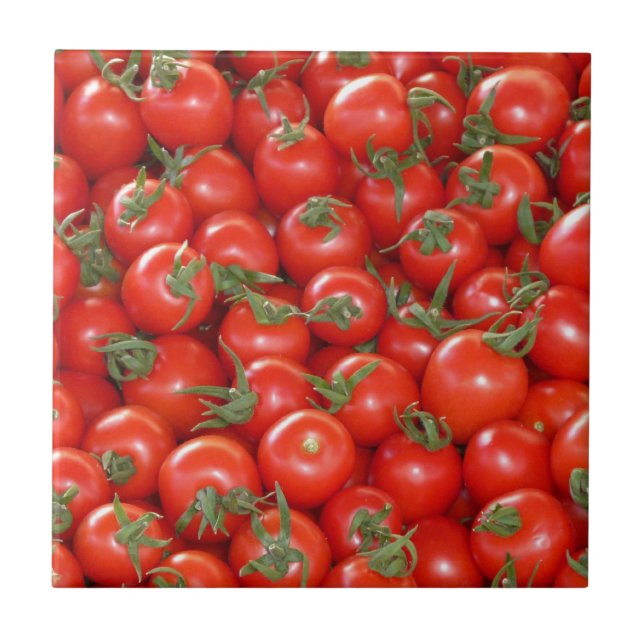Lots of Cherry Tomatoes Tile (Front)