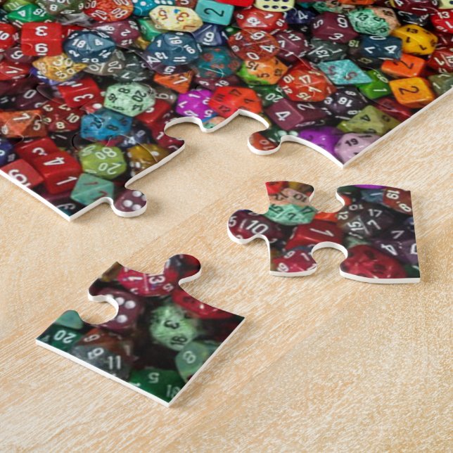 Lots of dice jigsaw puzzle (Side)