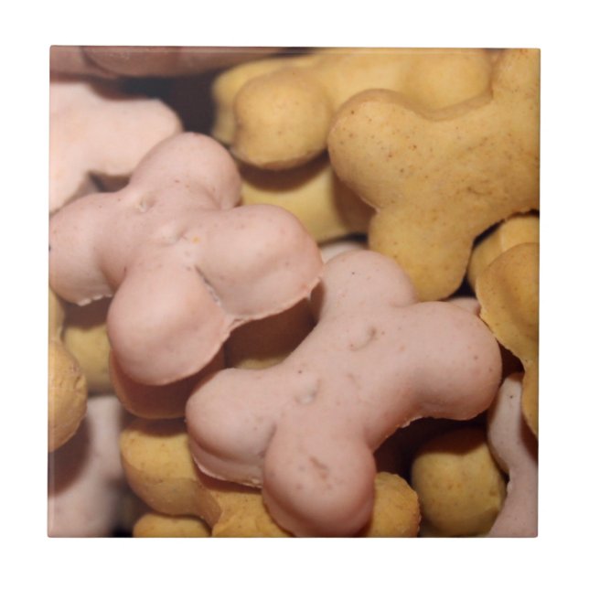 Lots of Dog Treats, Biscuits, Bones Tile (Front)
