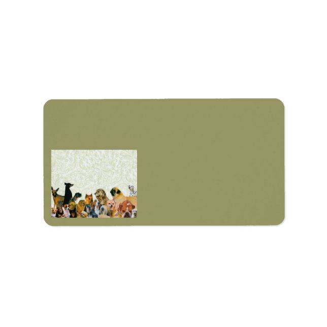 Lots of Dogs Collage labels (Front)