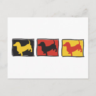 Lots of Doxies Postcard