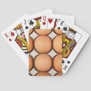 Lots of eggs playing cards