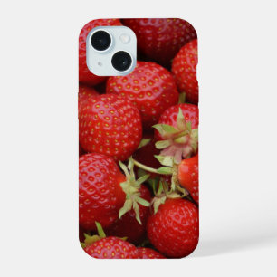 Lots of Fresh Strawberries iPhone 15 Case