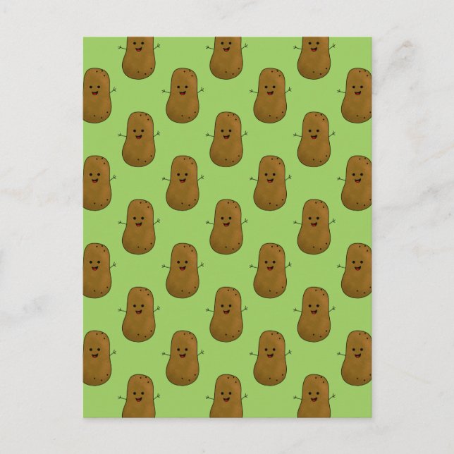 Lots of Happy Potatoes Postcard (Front)