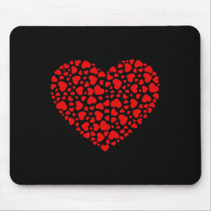 Lots Of Hearts Valentine's Day Boys Girls Kids Mouse Pad